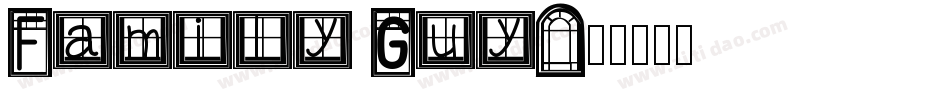 Family Guy字体转换